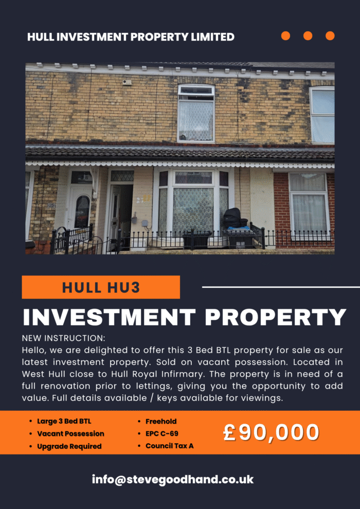 Large 3 Bed BTL Hull HU3 Ref:0350 - Image 3