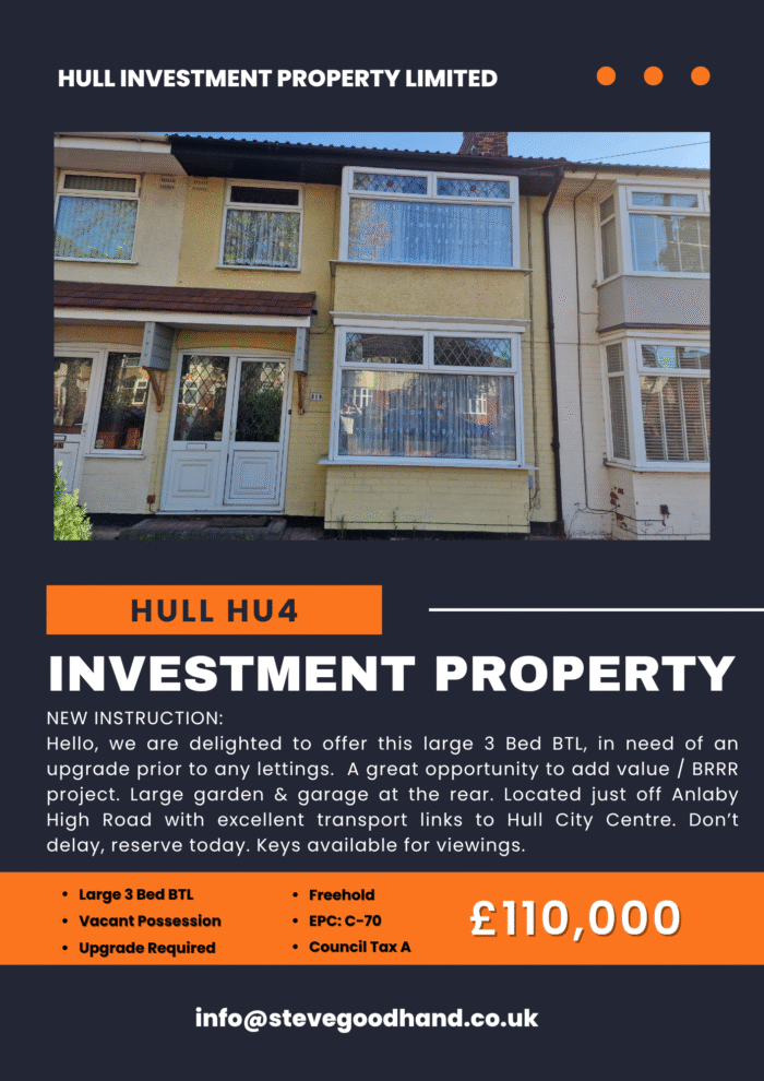 3 Bed BTL Hull HU4 Ref: 0354 - Image 2