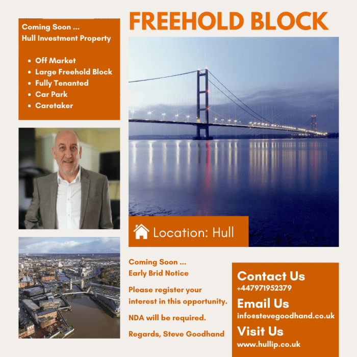 Large Freehold Block Hull Ref: 0375 (Coming Soon)