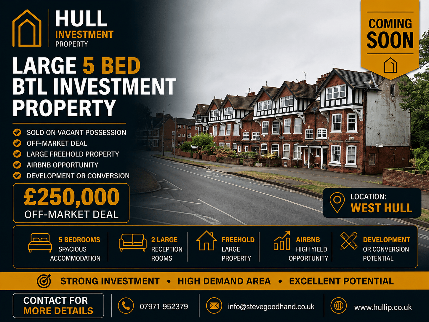 Large 5 Bed Property Hull HU4 Ref:0467 (Airbnb Opportunity) - Image 2